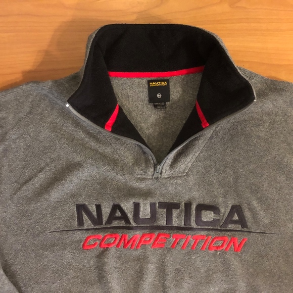 Vintage Nautica Competition Fleece Pullover XL - Picture 2 of 6